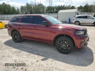 2021 Dodge Durango GT with VIN 1C4RDJDGXMC557625, listed as a Copart auction lot 51322735 with 52,518 mi miles and Salvage title. Bid and sale history available at DreamBid. Image 4.
