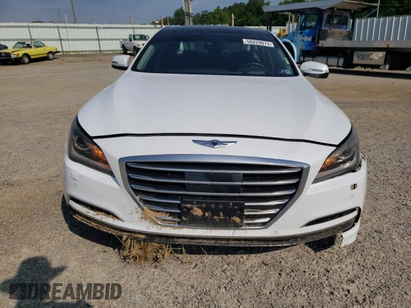 2015 Hyundai Genesis 3.8L with VIN KMHGN4JE9FU030497, listed as a Copart auction lot 58229074 with 166,236 mi miles and Salvage Title. Bid and sale history available at carsss.com. Image 5.
