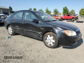 2006 Kia Spectra EX with VIN KNAFE121565254190, listed as a Copart auction lot 64721574 with 208,367 mi miles and Salvage Title. Bid and sale history available at carsss.com. Image 4.