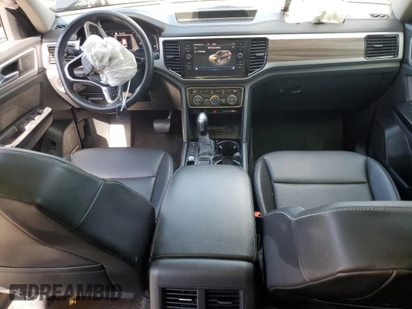 2021 Volkswagen Atlas SEL with VIN 1V2ER2CA5MC542810, listed as a Copart auction lot 57243245 with 104,505 mi miles and Salvage title. Bid and sale history available at DreamBid. Image 8.