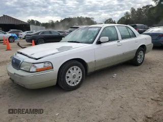 2004 Mercury Grand Marquis GS with VIN 2MEFM74WX4X671297, listed as a Copart auction lot 83635874 with 141,477 mi miles and Salvage Title. Bid and sale history available at DreamBid. Image 1.