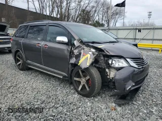 2013 Toyota Sienna XLE with VIN 5TDDK3DC4DS049917, listed as a Copart auction lot 49036775 with 283,608 mi miles and Clean Title. Bid and sale history available at DreamBid. Image 4.