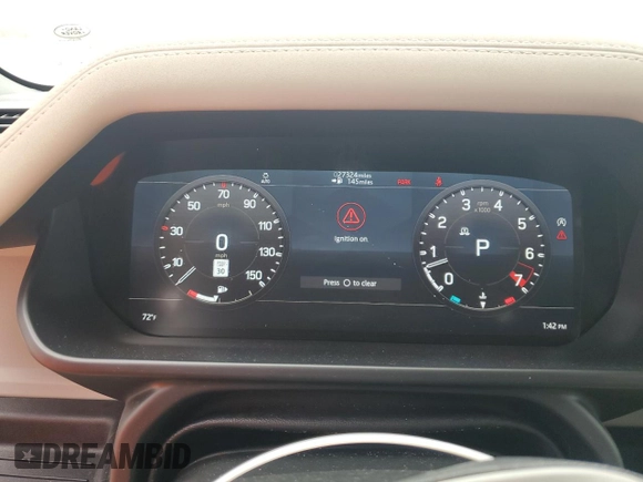 2021 Land Rover Defender SE with VIN SALEP7RU4M2051620, listed as a Copart auction lot 46661245 with 27,324 mi miles and Salvage title. Bid and sale history available at DreamBid. Image 9.
