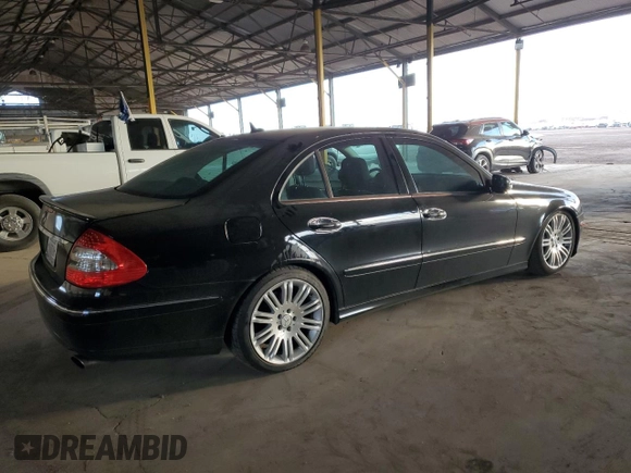 2007 Mercedes-Benz E-Class Sport 5.5L with VIN WDBUF72X47A985571, listed as a Copart auction lot 43975715 with 159,311 mi miles and Salvage Title. Bid and sale history available at carsss.com. Image 3.