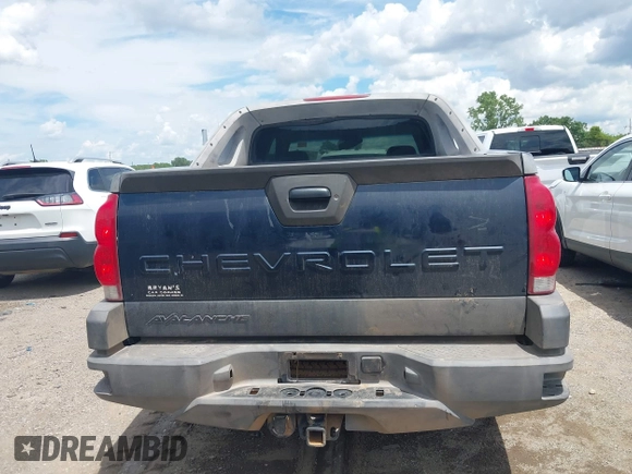 2006 Chevrolet Avalanche Z71 with VIN 3GNEK12Z26G110481, listed as a IAAI auction lot 42634921 with 158,505 mi miles and . Bid and sale history available at DreamBid. Image 15.