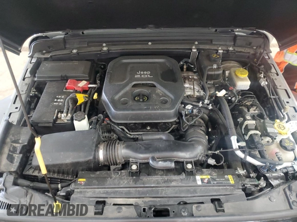 2021 Jeep Wrangler Unlimited Willys with VIN 1C4HJXDNXMW648849, listed as a Copart auction lot 55942895 with 28,240 mi miles and Salvage Title. Bid and sale history available at DreamBid. Image 11.