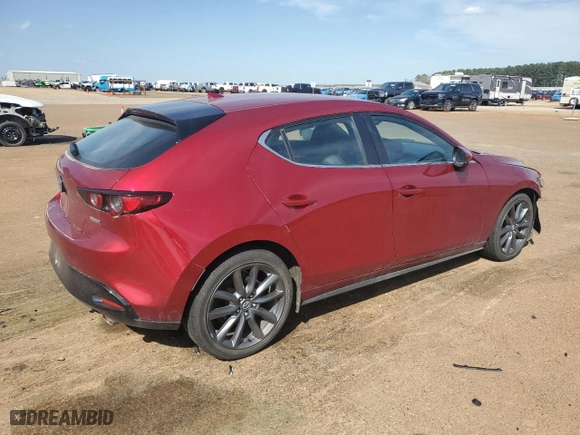 2019 Mazda Mazda3 Hatchback w/Preferred Pkg with VIN JM1BPAMM9K1141427, listed as a Copart auction lot 49545345 with 39,352 mi miles and Salvage Title. Bid and sale history available at carsss.com. Image 3.