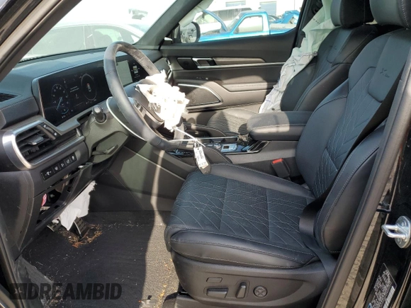 2023 Kia Telluride SX Prestige X-Line with VIN 5XYP5DGCXPG405939, listed as a Copart auction lot 65636844 with 4,598 mi miles and Salvage title. Bid and sale history available at DreamBid. Image 7.