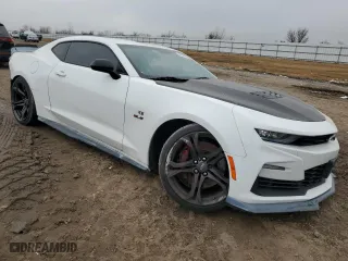 2020 Chevrolet Camaro 1SS with VIN 1G1FE1R78L0141042, listed as a Copart auction lot 43348995 with 58,099 mi miles and Salvage Title. Bid and sale history available at carsss.com. Image 4.