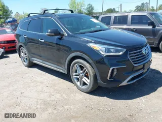 2017 Hyundai Santa Fe Limited Ultimate with VIN KM8SRDHF4HU196538, listed as a IAAI auction lot 41957724 with 115,305 mi miles. Bid and sale history available at carsss.com. Image 1.