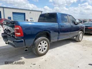 2023 Ram 2500 Laramie with VIN 3C6UR5FL8PG614782, listed as a Copart auction lot 50772975 with 23,764 mi miles and Salvage Title. Bid and sale history available at carsss.com. Image 3.
