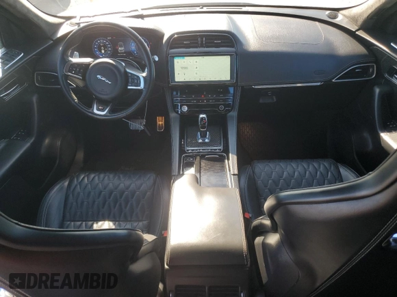 2019 Jaguar F-Pace SVR with VIN SADCZ2EE6KA603989, listed as a Copart auction lot 78444274 with 51,398 mi miles and Salvage title. Bid and sale history available at DreamBid. Image 8.