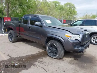 2019 Toyota Tacoma SR with VIN 5TFSX5EN1KX065827, listed as a IAAI auction lot 42039868 with 60,457 mi miles and . Bid and sale history available at DreamBid. Image 1.