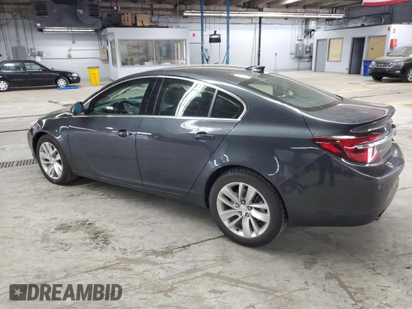 2016 Buick Regal z VIN 2G4GK5EXXG9138846, wystawiony jako Copart lot #61006775 z przebiegiem 107 580 mil mil oraz Szkoda całkowita • Salvage title. Historia ofert i sprzedaży dostępna na DreamBid. Obrazek 2.