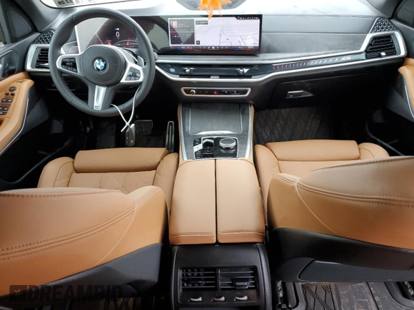 2025 BMW X5 xDrive40i with VIN 5UX23EU05S9Y99989, listed as a Copart auction lot 45664605 with 1,287 mi miles and Salvage Title. Bid and sale history available at carsss.com. Image 8.