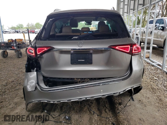 2023 Mercedes-Benz GLE 350 with VIN 4JGFB4KB0PA905915, listed as a Copart auction lot 53617055 with 50,216 mi miles and Salvage title. Bid and sale history available at DreamBid. Image 6.