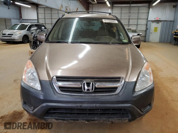 2002 Honda CR-V EX with VIN JHLRD78852C072900, listed as a Copart auction lot 41728895 with 203,820 mi miles and Salvage Title. Bid and sale history available at carsss.com. Image 5.