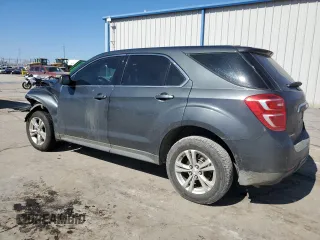 2017 Chevrolet Equinox LS with VIN 2GNALBEK9H1532517, listed as a Copart auction lot 46643705 with 148,402 mi miles and Salvage Title. Bid and sale history available at carsss.com. Image 2.