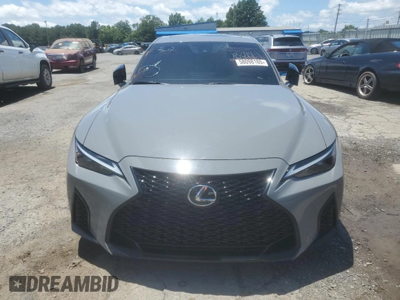 2024 Lexus IS 350 F Sport with VIN JTHGZ1B24R5080149, listed as a Copart auction lot 58098165 with 14,647 mi miles and Salvage title. Bid and sale history available at DreamBid. Image 5.