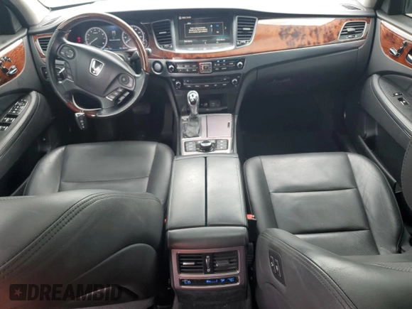 2015 Hyundai Equus Ultimate z VIN KMHGH4JH4FU096943, wystawiony jako Copart lot #70185544 z przebiegiem 98 074 mil mil oraz Szkoda całkowita • Salvage title. Historia ofert i sprzedaży dostępna na DreamBid. Obrazek 8.