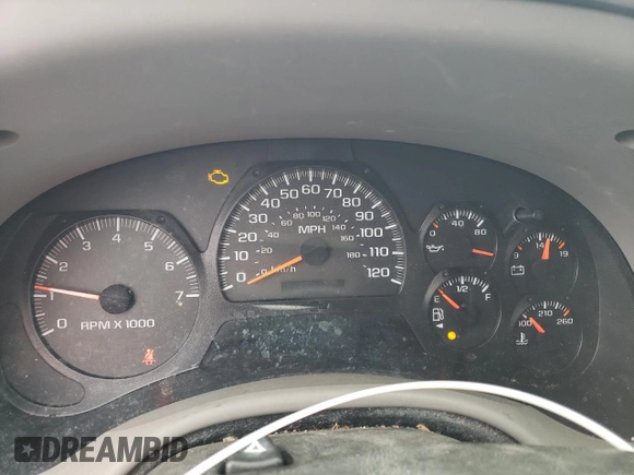 2005 Chevrolet TrailBlazer LS with VIN 1GNDT13SX52313944, listed as a Copart auction lot 72243414 with Not Provided miles and Salvage Title. Bid and sale history available at DreamBid. Image 9.