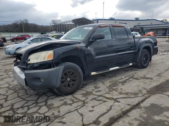 2006 Mitsubishi Raider z VIN 1Z7HT38K46S538283, wystawiony jako Copart lot #81550604 z przebiegiem Nie podano mil oraz Szkoda całkowita • Salvage title. Historia ofert i sprzedaży dostępna na DreamBid. Obrazek 1.