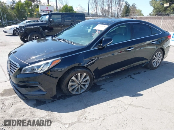 2016 Hyundai Sonata Sport with VIN 5NPE34AF8GH379592, listed as a IAAI auction lot 41964780 with 117,907 mi miles and . Bid and sale history available at DreamBid. Image 18.