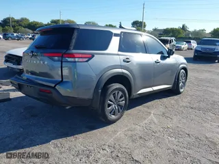 2024 Nissan Pathfinder S with VIN 5N1DR3AA7RC280913, listed as a IAAI auction lot 41674664 with 6,382 mi miles. Bid and sale history available at carsss.com. Image 4.