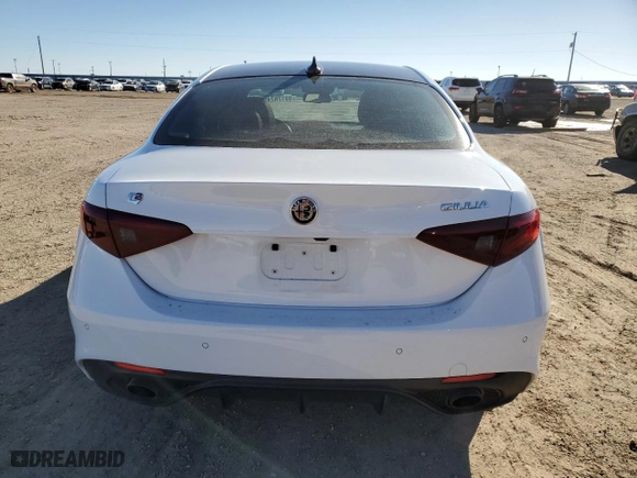 2023 Alfa Romeo Giulia Veloce with VIN ZARFAMBN8P7671236, listed as a Copart auction lot 89178745 with 45,168 mi miles and Salvage Title. Bid and sale history available at carsss.com. Image 6.