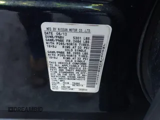 2013 Infiniti FX z VIN JN8CS1MUXDM140215, wystawiony jako IAAI lot #41271039 z przebiegiem 134 887 mil mil oraz . Historia ofert i sprzedaży dostępna na DreamBid. Obrazek 9.
