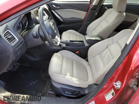 2014 Mazda 6 i Touring with VIN JM1GJ1V65E1144207, listed as a Copart auction lot 47809125 with 176,009 mi miles and Salvage Title. Bid and sale history available at carsss.com. Image 7.