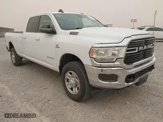 2021 Ram 2500 Big Horn with VIN 3C6UR5JLXMG542406, listed as a IAAI auction lot 41816796 with 87,455 mi miles. Bid and sale history available at carsss.com. Image 1.