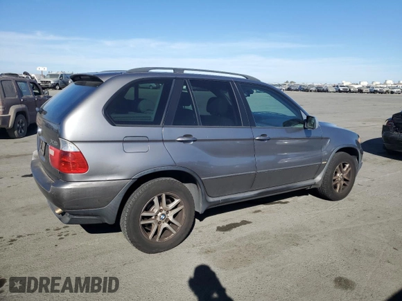 2005 BMW X5 3.0i with VIN 5UXFA13565LY01976, listed as a Copart auction lot 76867354 with 162,119 mi miles and Salvage Title. Bid and sale history available at carsss.com. Image 3.