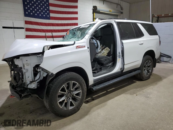 2023 Chevrolet Tahoe Z71 with VIN 1GNSKPKD0PR336725, listed as a Copart auction lot 57289895 with Not provided miles and Salvage title. Bid and sale history available at DreamBid. Image 1.