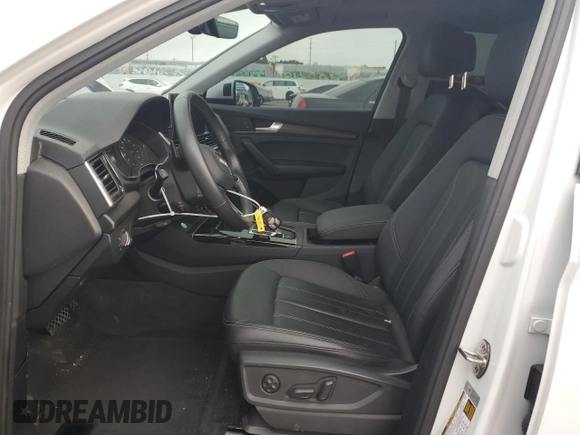 2023 Audi Q5 S line Premium with VIN WA1GAAFY8P2122385, listed as a Copart auction lot 71277064 with 13,629 mi miles and Salvage title. Bid and sale history available at DreamBid. Image 7.