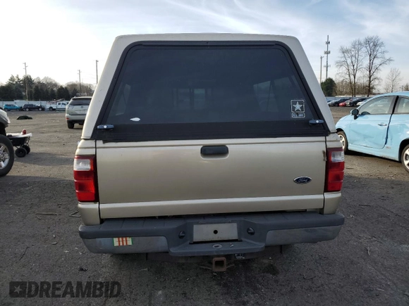 2002 Ford Ranger XLT Appearance with VIN 1FTYR44E42PA78863, listed as a Copart auction lot 41993605 with 44,949 mi miles and Clean Title. Bid and sale history available at carsss.com. Image 6.
