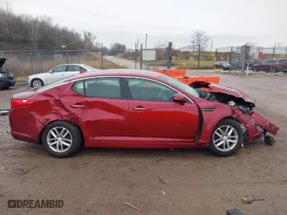 2013 Kia Optima LX with VIN 5XXGM4A78DG174067, listed as a IAAI auction lot 41207251 with 127,200 mi miles. Bid and sale history available at carsss.com. Image 14.