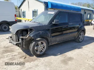 2011 Kia Soul + with VIN KNDJT2A2XB7219419, listed as a Copart auction lot 53239315 with 0 mi miles and Salvage Title. Bid and sale history available at carsss.com. Image 1.