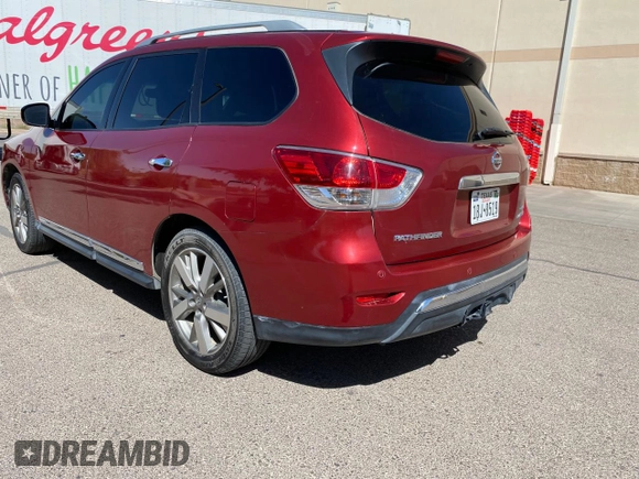 2016 Nissan Pathfinder S with VIN 5N1AR2MM1GC616054, listed as a Copart auction lot 56668185 with 97,804 mi miles and Clean title. Bid and sale history available at DreamBid. Image 3.