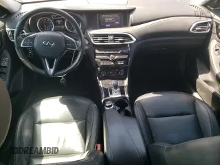 2017 Infiniti QX30 Premium with VIN SJKCH5CR6HA026036, listed as a Copart auction lot 60285085 with 46,777 mi miles and Salvage title. Bid and sale history available at DreamBid. Image 8.