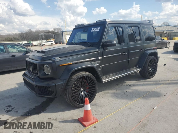 2020 Mercedes-Benz G 63 AMG with VIN W1NYC7HJ1LX342724, listed as a Copart auction lot 49154495 with 8,141 mi miles and Salvage title. Bid and sale history available at DreamBid. Image 1.