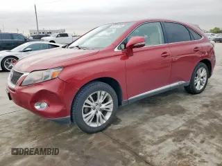2010 Lexus RX 450h with VIN JTJZB1BA8A2000148, listed as a Copart auction lot 50135795 with 181,223 mi miles and Salvage Title. Bid and sale history available at DreamBid. Image 1.