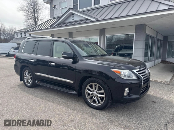 2013 Lexus LX 570 with VIN JTJHY7AX9D4126420, listed as a IAAI auction lot 41794133 with 156,035 mi miles and . Bid and sale history available at DreamBid. Image 1.