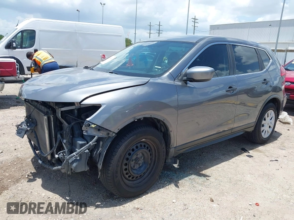 2017 Nissan Rogue SV with VIN KNMAT2MT2HP587882, listed as a IAAI auction lot 42534310 with 200,425 mi miles and . Bid and sale history available at DreamBid. Image 18.
