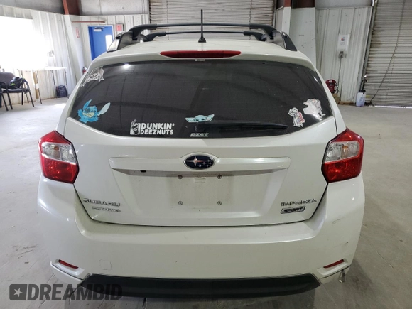 2014 Subaru Impreza Special Sports Limited with VIN JF1GPAS61E8231117, listed as a Copart auction lot 74057684 with 128,636 mi miles and Salvage title. Bid and sale history available at DreamBid. Image 6.