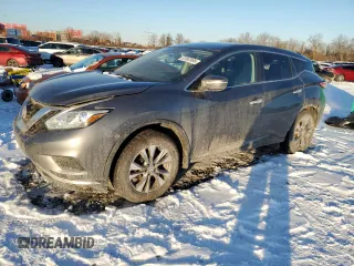 2015 Nissan Murano SV z VIN 5N1AZ2MH9FN212733, wystawiony jako Copart lot #87662485 z przebiegiem 80 452 mil mil oraz Szkoda całkowita • Salvage title. Historia ofert i sprzedaży dostępna na DreamBid. Obrazek 1.