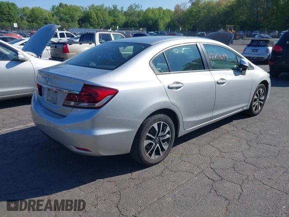 2013 Honda Civic EX with VIN 19XFB2F83DE270382, listed as a IAAI auction lot 42251659 with 186,234 mi miles and . Bid and sale history available at DreamBid. Image 4.