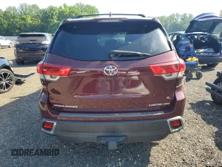 2019 Toyota Highlander Limited with VIN 5TDDZRFH5KS944272, listed as a Copart auction lot 62343035 with 81,886 mi miles and Salvage title. Bid and sale history available at DreamBid. Image 6.