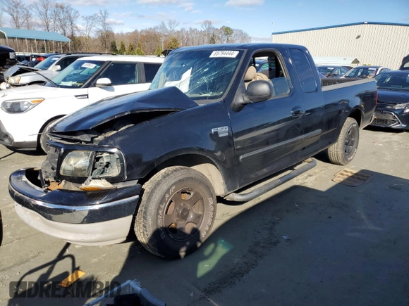 2002 Ford F-150 XL with VIN 1FTRX17W52NB83825, listed as a Copart auction lot 85794444 with 0 mi miles and Salvage Title. Bid and sale history available at carsss.com. Image 1.