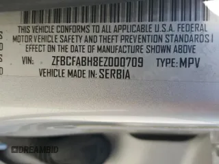 2014 FIAT 500L Easy z VIN ZFBCFABH8EZ000709, wystawiony jako Copart lot #82097694 z przebiegiem 72 984 mil mil oraz Szkoda całkowita • Salvage title. Historia ofert i sprzedaży dostępna na DreamBid. Obrazek 14.